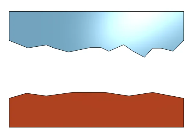 Step 2 diagram: lap blue plate against red control plate
