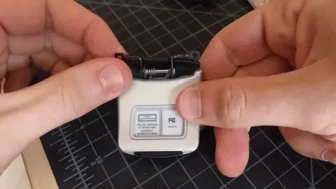 Large light pipe component for the on-off indicator LED