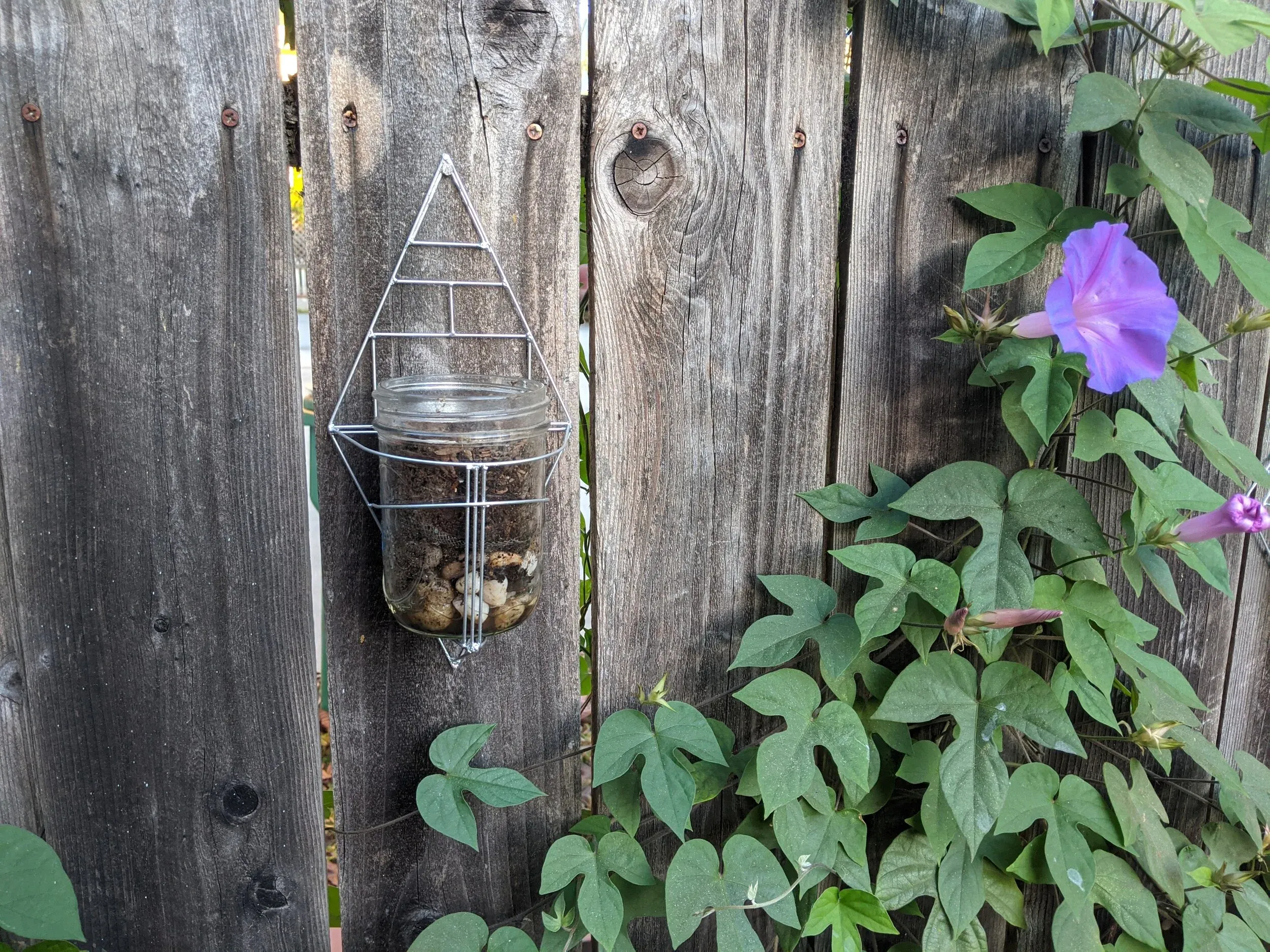 41. Wire Mason Jar Holder #2