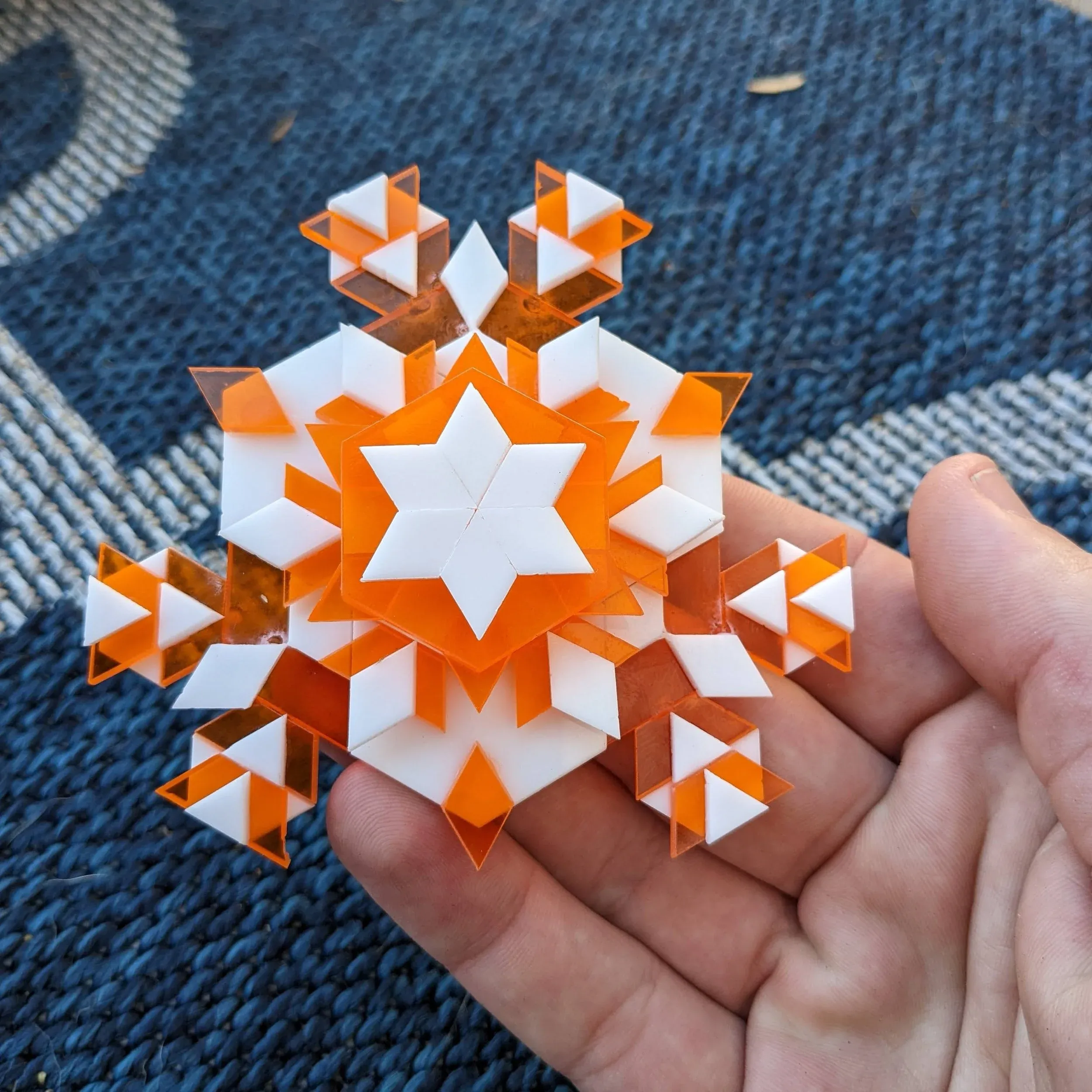 34. Acrylic Snowflake