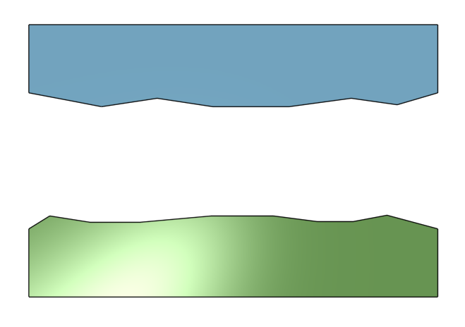 Step 3 diagram: lap green and blue plates (orientation A)